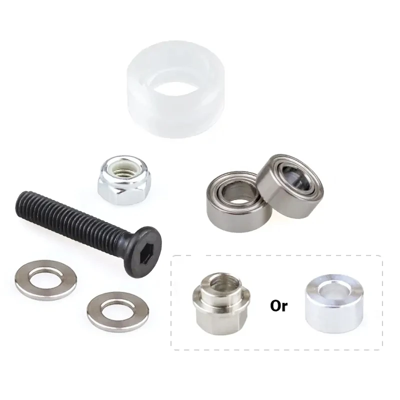 V Slot Wheel - 10-teiliges Polycarbonat V-Rad-Set, transparente Mini-Riemenscheiben für