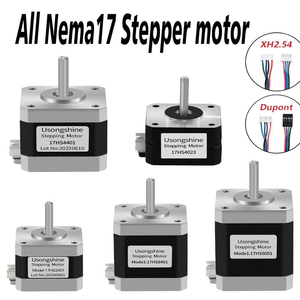 Stepper Motor Nema17 - Usongshine Alle Nema17 Schrittmotoren 17HS4401 42Motor