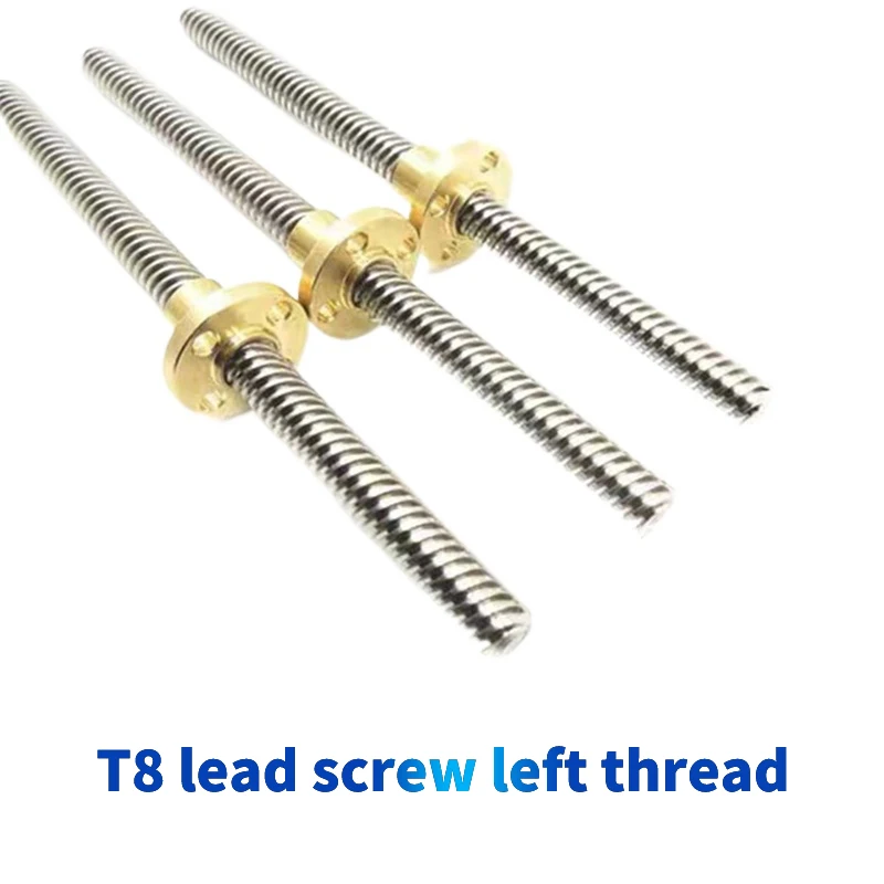 Lead Screw 8Mm - T8 Gewindes pindel Links gewinde 2/3/8mm