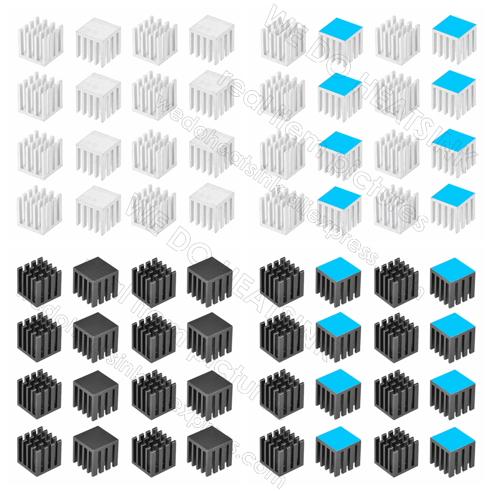 Aluminium Extrusion - Aluminium-Kühlkörper 15 x 15 x 15