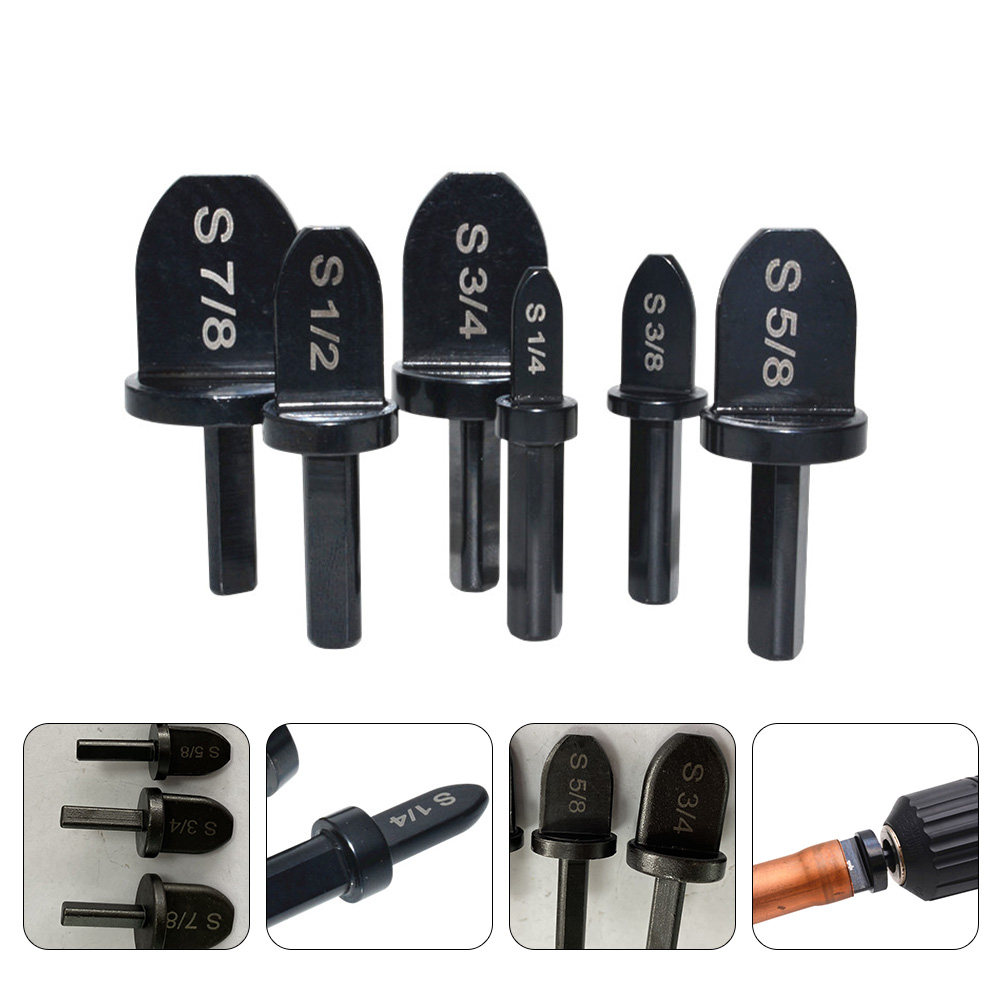Drill Bit Set - 6-teiliges Kupferrohr-Bohrer-Set zum Aufweiten von Kupferrohren,