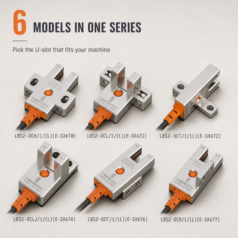 Limit Switch - Metallischer fotoelektrischer Schalter, U- und R-Typ-Endschalter,