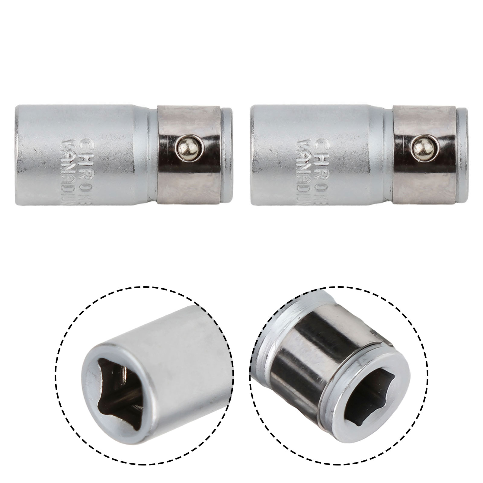 Cnc Bits - Zuverlässiger und robuster Steckschlüssel-Bits-Konverter-Schraubendreherhalter, 2 Stück,