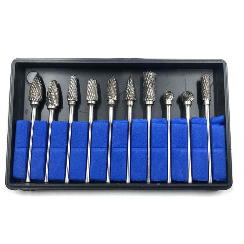 Carbide End Mill - 10 Stück Dental Wolfram carbid Bohrer