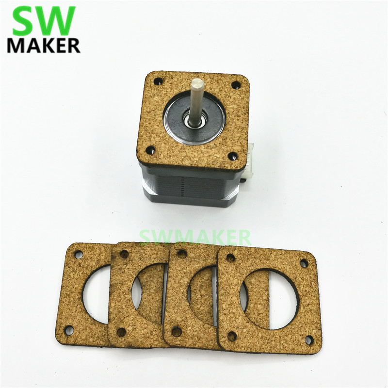 Stepper Motor Nema17 - 2 Stück 3 mm Anti-Vibrations-Korkdämpfer gestanzte