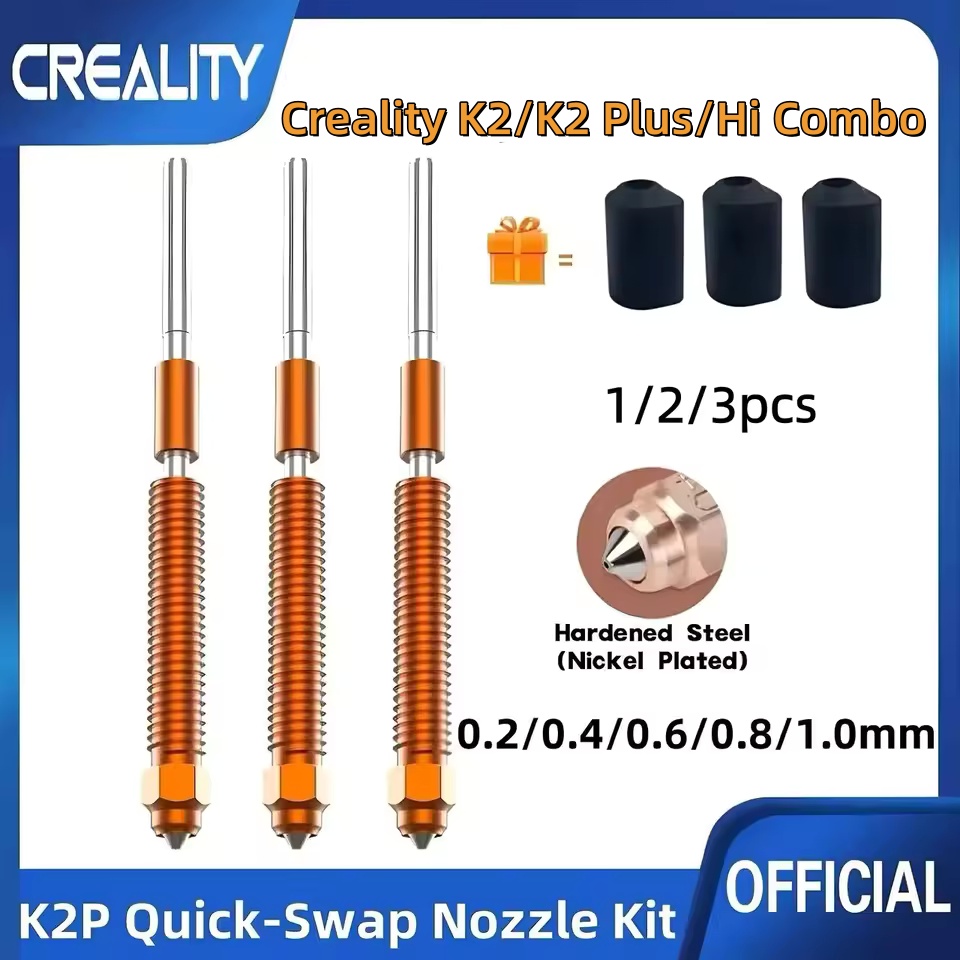 Aluminium Profile 2020 - Creality K2/K2Plus/Hi Combo Düsen-Set Schnellwechsel-Düsenkit Gehärteter
