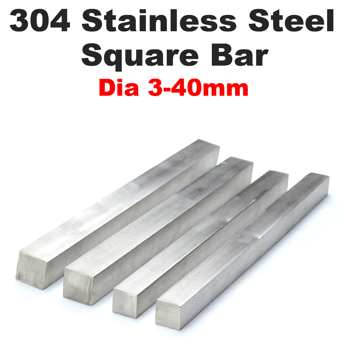 Linear Rod 8Mm - Vierkantstange aus Edelstahl 304, lineare Stahlstange,