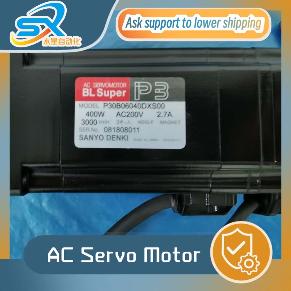 Servo Motor - SANYO DENKI 100% Original Servomotor P30B06040DXS00
