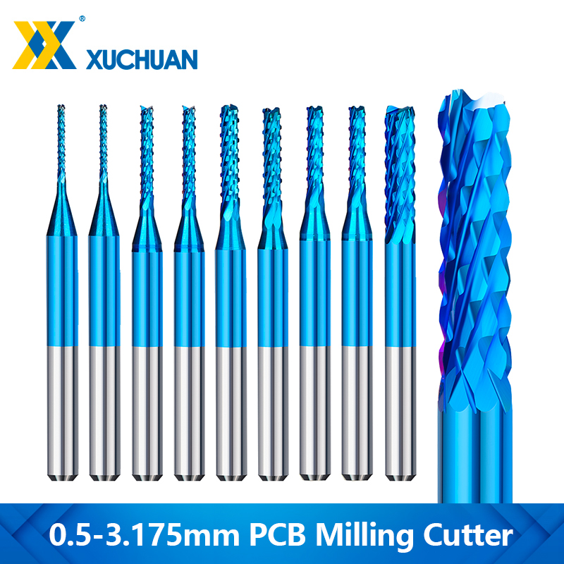 End Mill Set - CNC Mais Ende Mühle 10 stücke