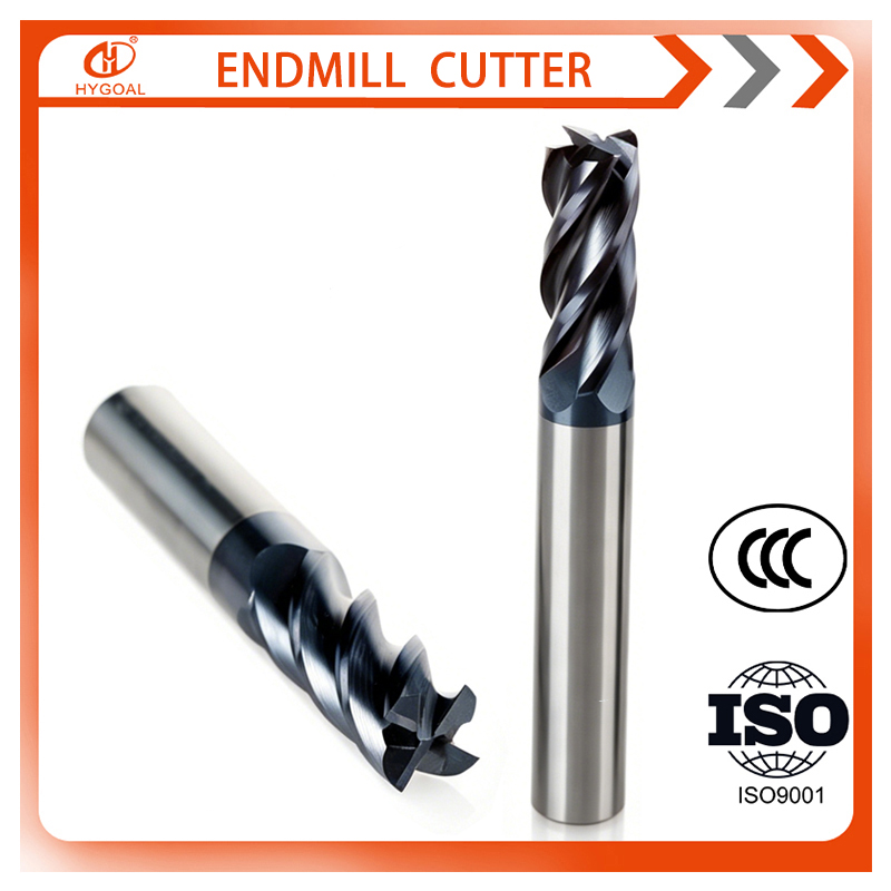 Carbide End Mill - HYGOAL Hartmetall-Schaftfräser 4-Schneiden Extra Langer Fräser