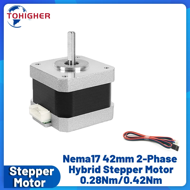 Stepper Motor Nema17 - Nema17 Schrittmotor 42 Motor 4-Leiter 0,28Nm/0,42/0,56Nm/0,7Nm