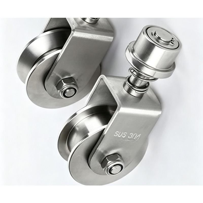 V Slot Wheel - Geeignet für U/V/H-Nut-Rollen aus Edelstahl 304,