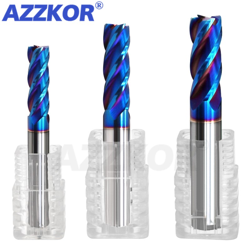End Mill Set - Hrc70 4f Fräser Fräser Legierung Beschichtung