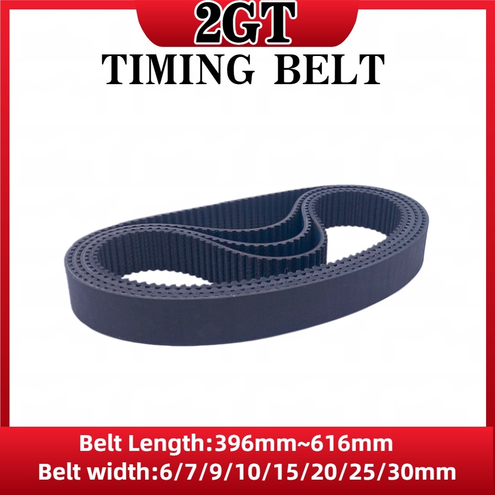 Gt2 Pulley - 2GT Zahnriemen, Länge 396 mm–616 mm,