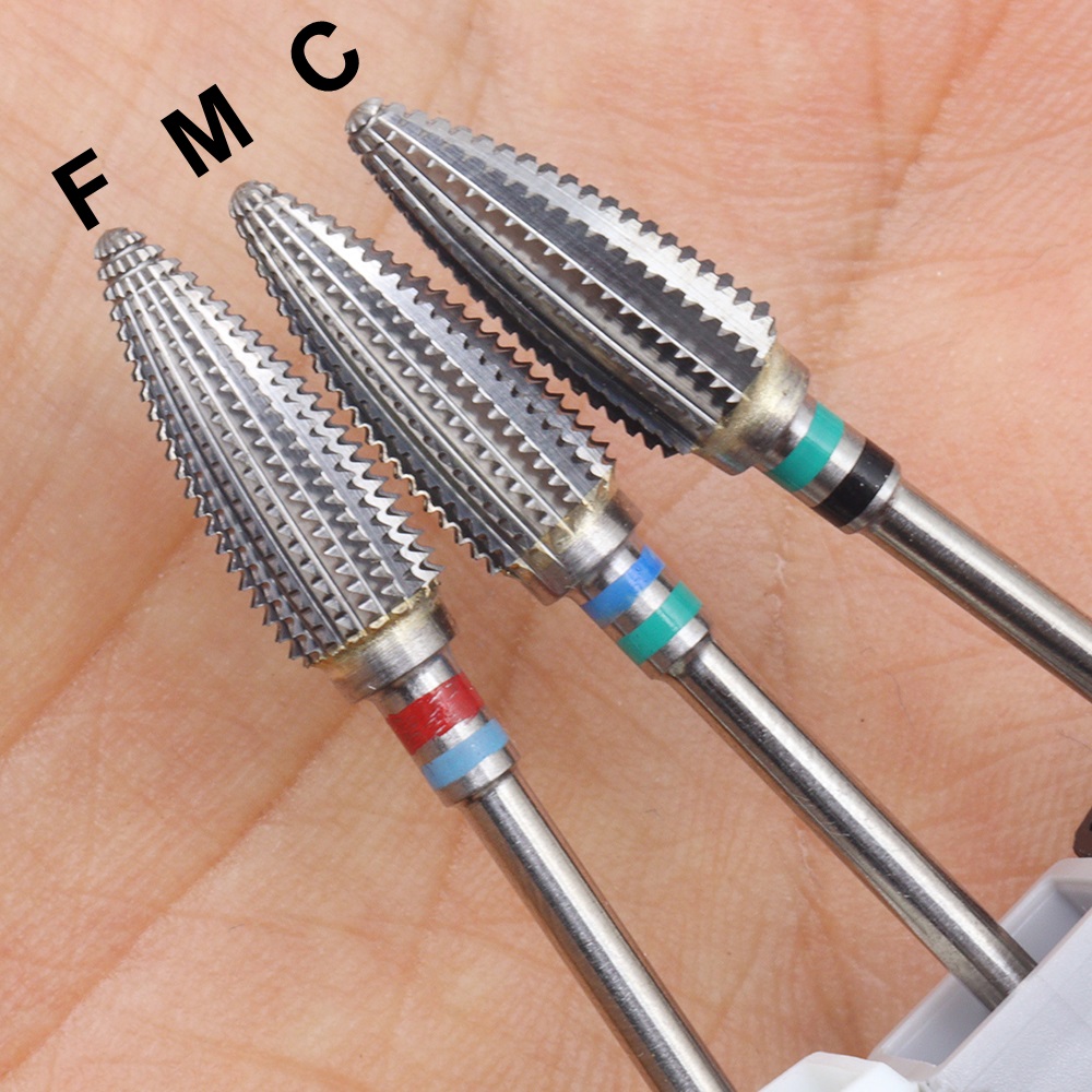 Carbide End Mill - Meistverkaufter Wolframkarbid-Multifunktions-Nagelbohrer, Scharfe Spiegel-Spiralnut, 2,35mm Schaft,