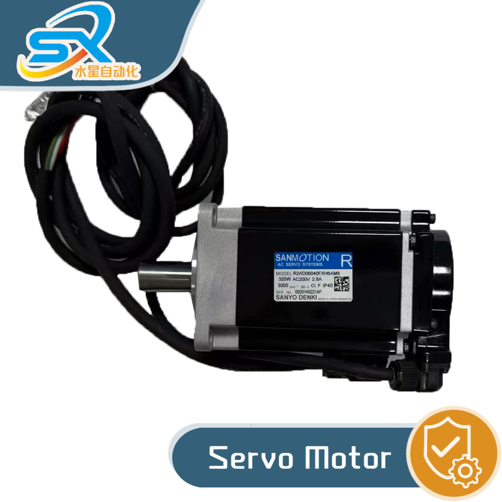 Servo Motor - SANYO DENKI AC-Servomotor R2AD06040FXH6AM8 320W Ein