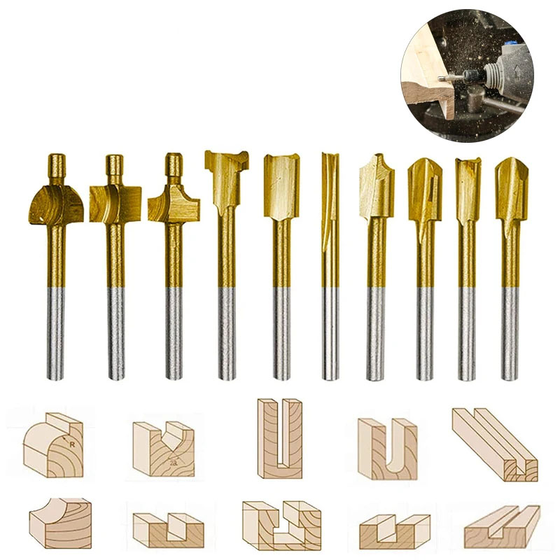 Holzbearbeitungsfräser HSS Frä – End Mill Set Bewertung und Preis
