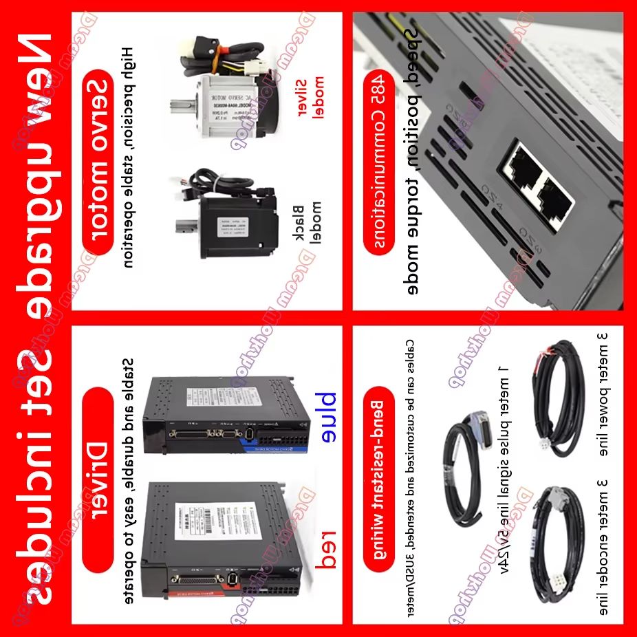 1KW/1,5KW/2KW/2,3KW/2,6KW 220V – Servo Motor Bewertung und Preis