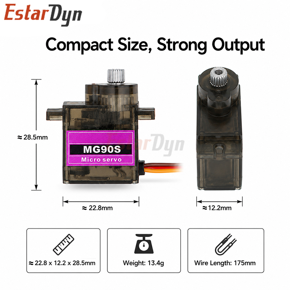 Estardyn MG90S Digitaler Metal – Servo 9G Bewertung und Preis