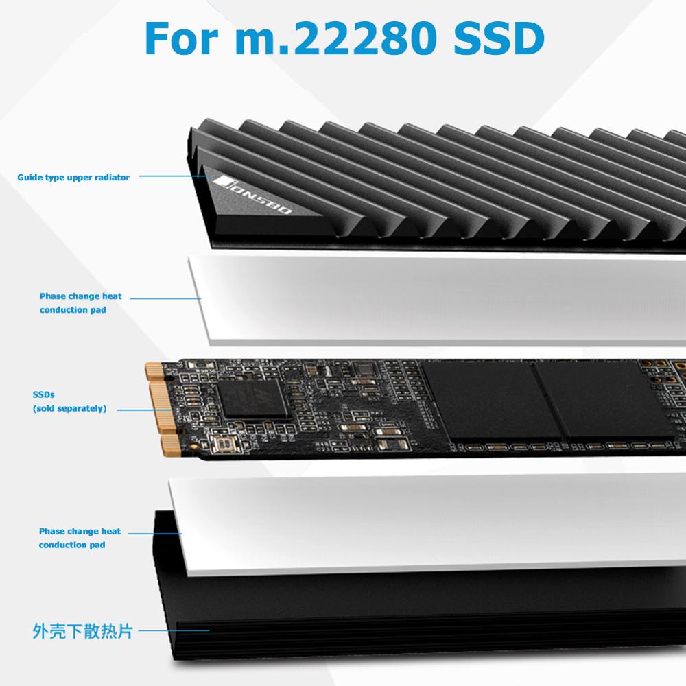 Jonsbo M2 2280 SSD Aluminium-K – Aluminium Extrusion Bewertung und Preis