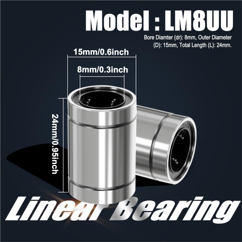 4/10 Stück LM8UU LM10UU LM16UU – Linear Rod 8Mm Bewertung und Preis