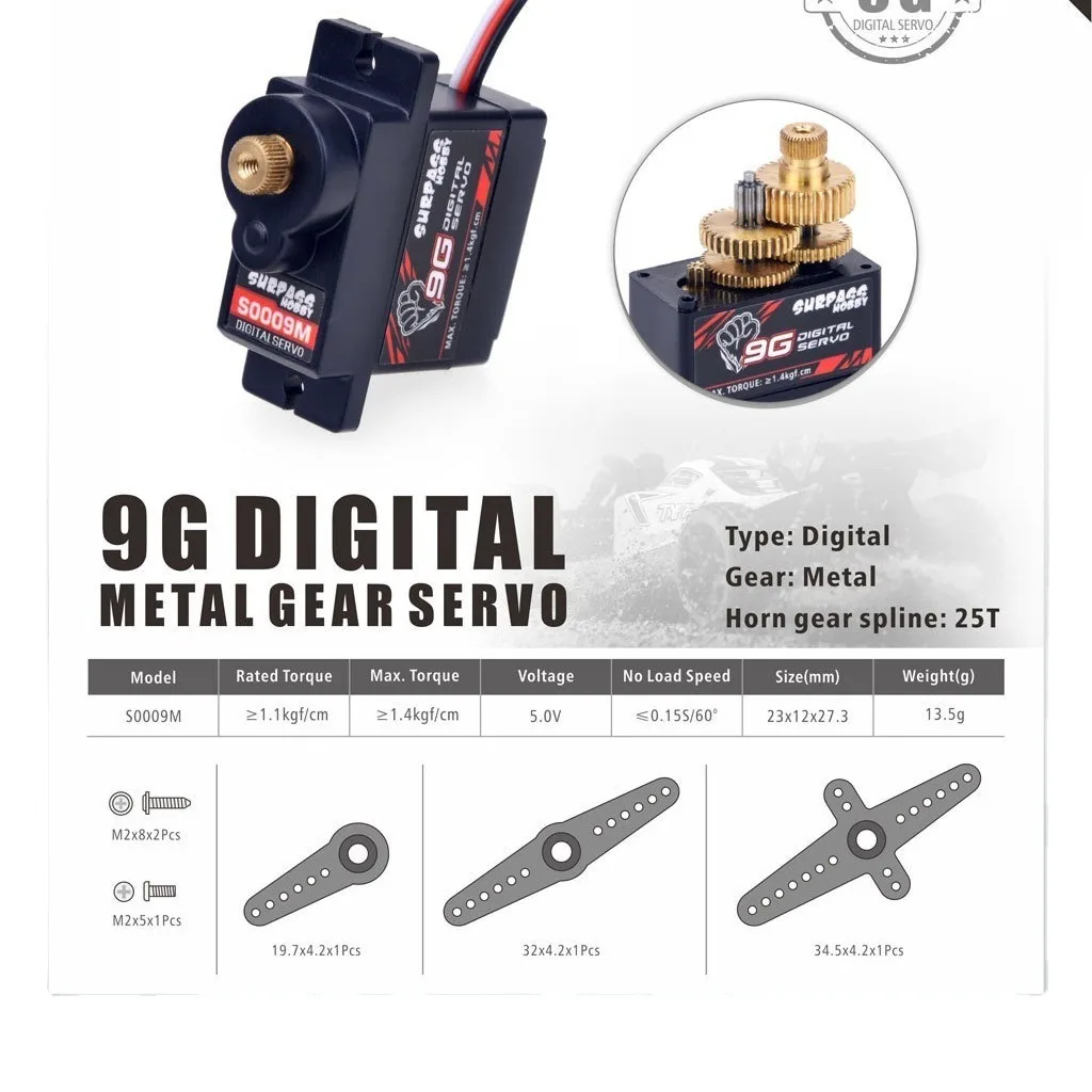 RC Digital Micro Servo 2g 3,7g – Servo 9G Bewertung und Preis