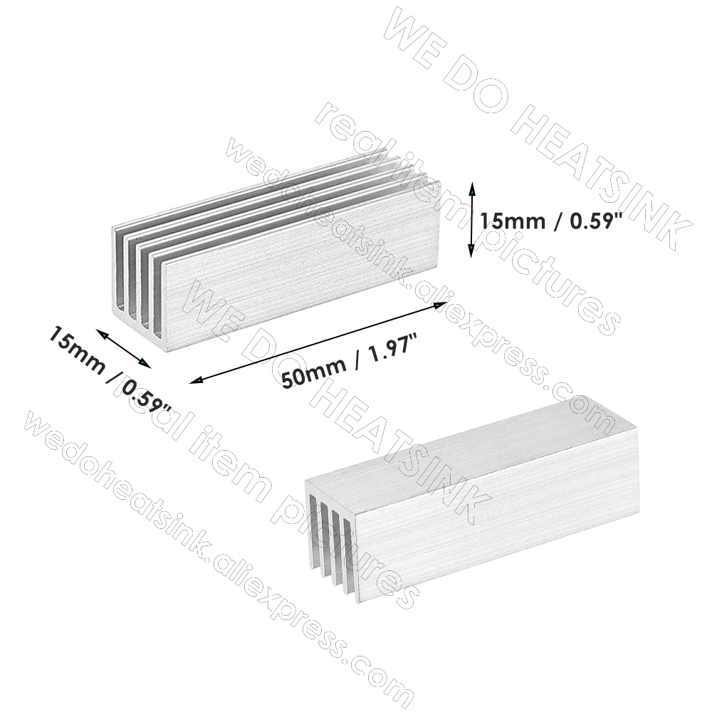 WIR MACHEN KÜHLKÖRPER 50 x 15  – Aluminium Extrusion Bewertung und Preis