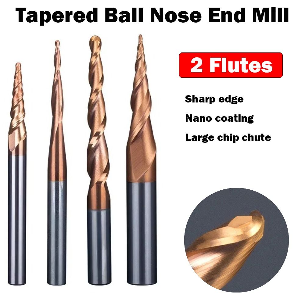 HRC55 Vollhartmetall-Kugelkopf – End Mill Set Bewertung und Preis