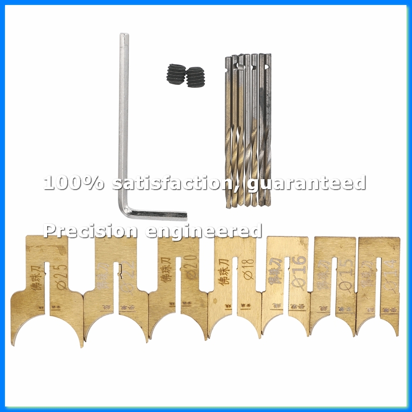 Holzperlen-Bohrer, Kugelklinge – Drill Bit Set Bewertung und Preis