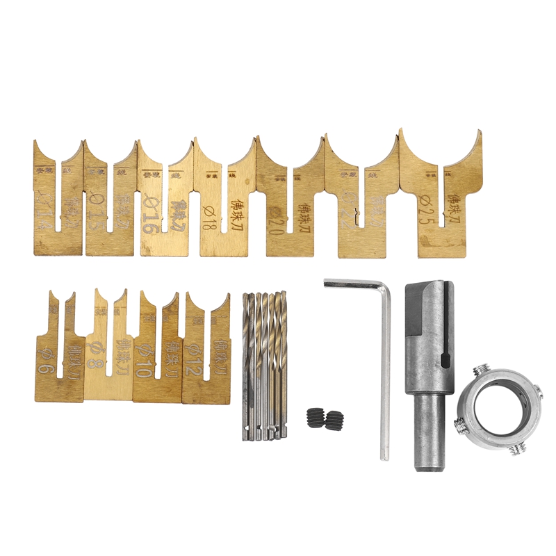 Holzperlen-Bohrer, Kugelklinge – Drill Bit Set Bewertung und Preis