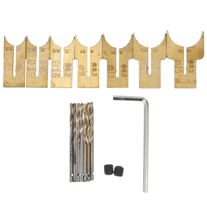 Holzperlen-Bohrer, Kugelklinge – Drill Bit Set Bewertung und Preis