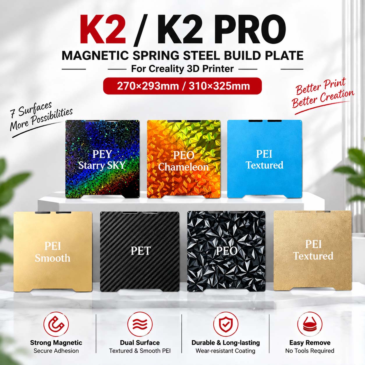 Creality K2/K2 Pro Magnetische – Aluminium Profile 2020 Bewertung und Preis