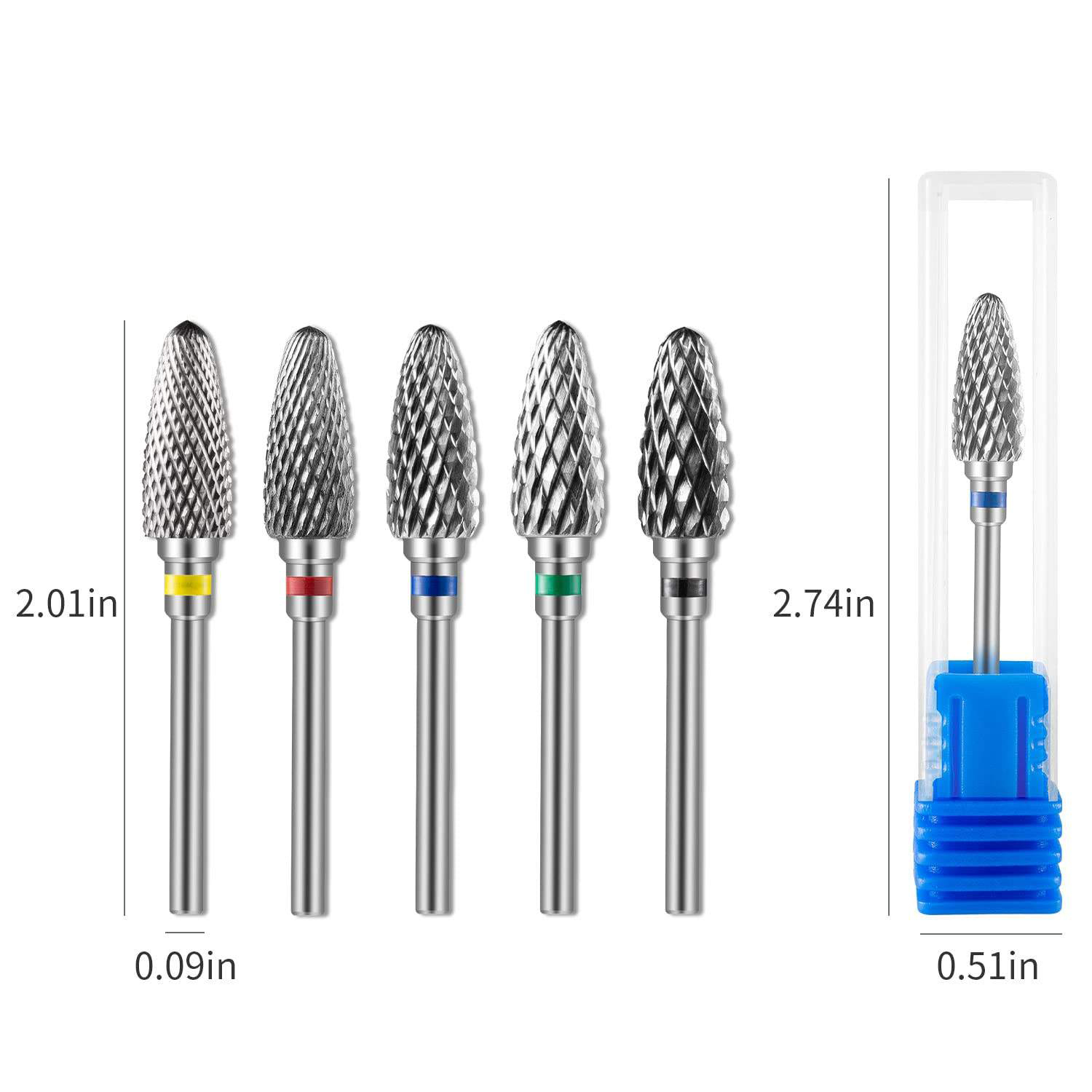 1/5 Stück Wolframstahl-Nagelbo – Carbide End Mill Bewertung und Preis