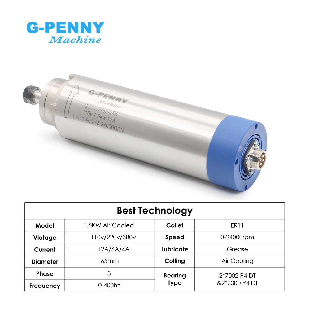G-PENNY Maschine 1,5 kW ER11 l – Water Cooled Spindle Bewertung und Preis