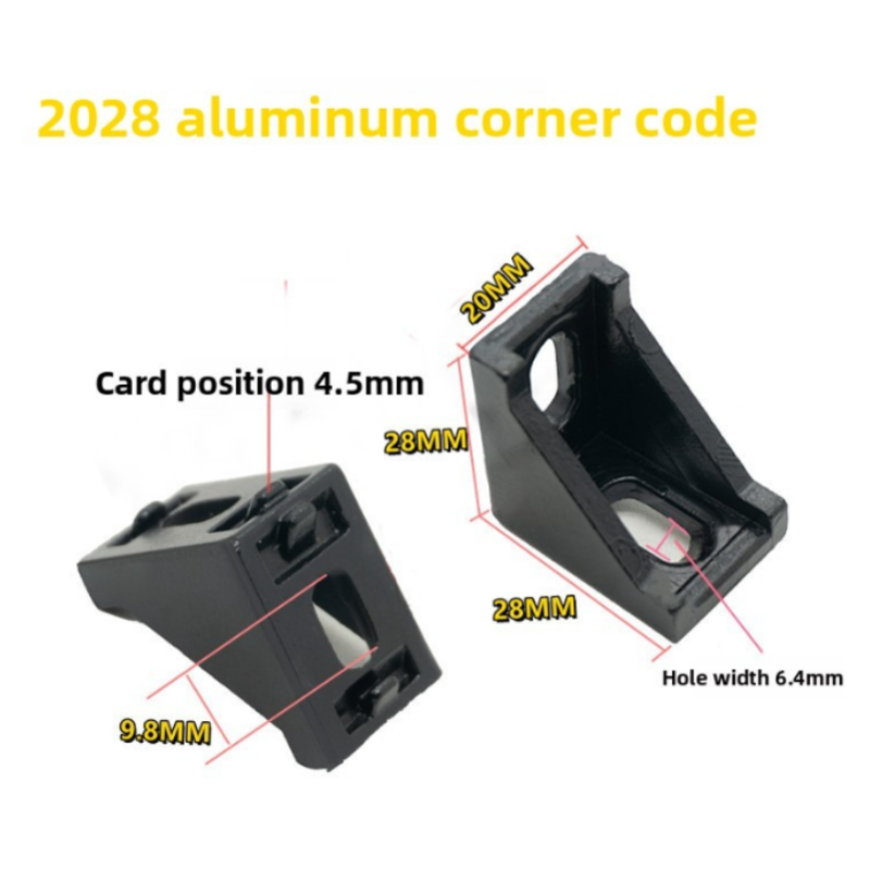20 stücke 2028 2020 Eck winkel – Aluminium Extrusion Bewertung und Preis