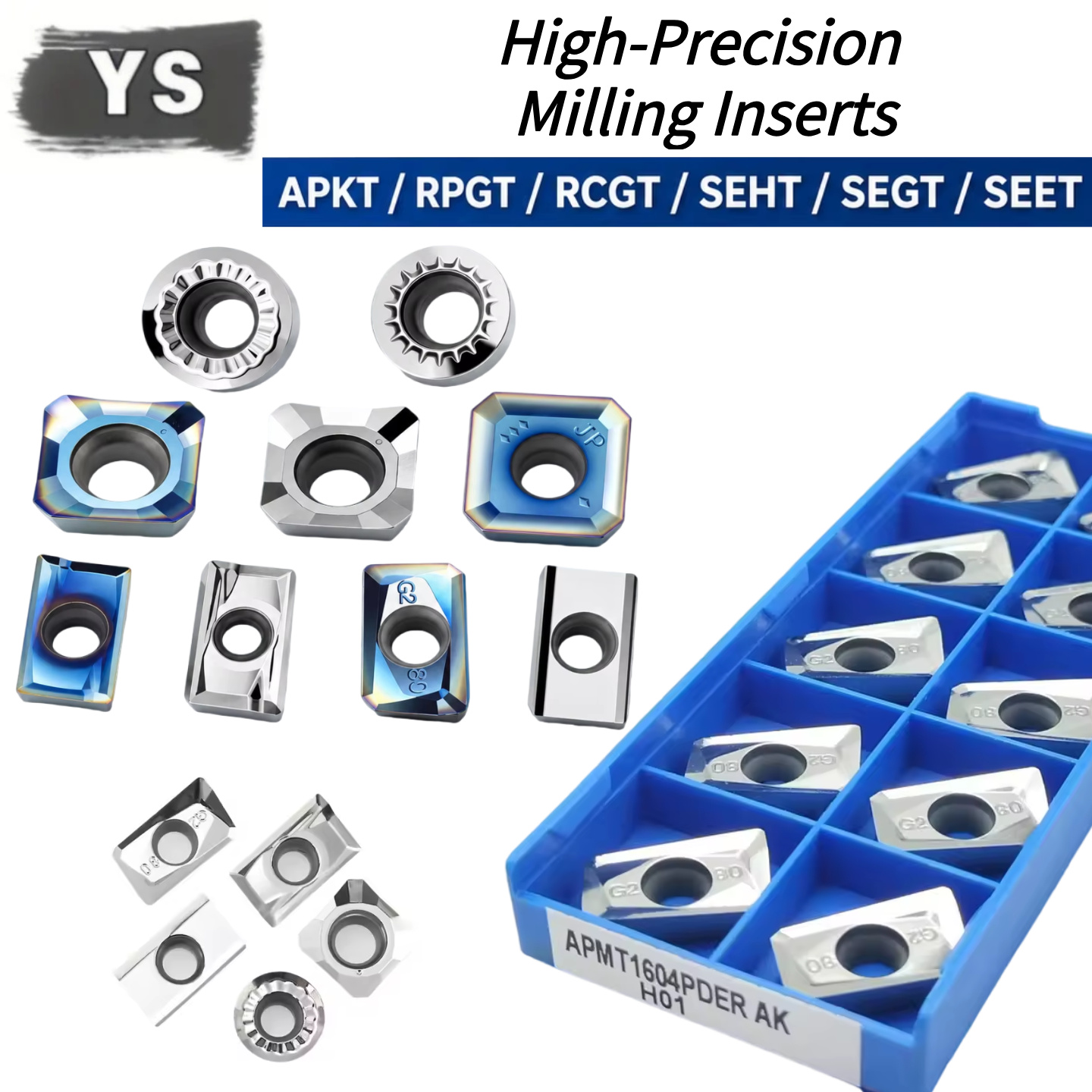 10 Stück APKT APGT RCGT SEHT H – Carbide End Mill Bewertung und Preis
