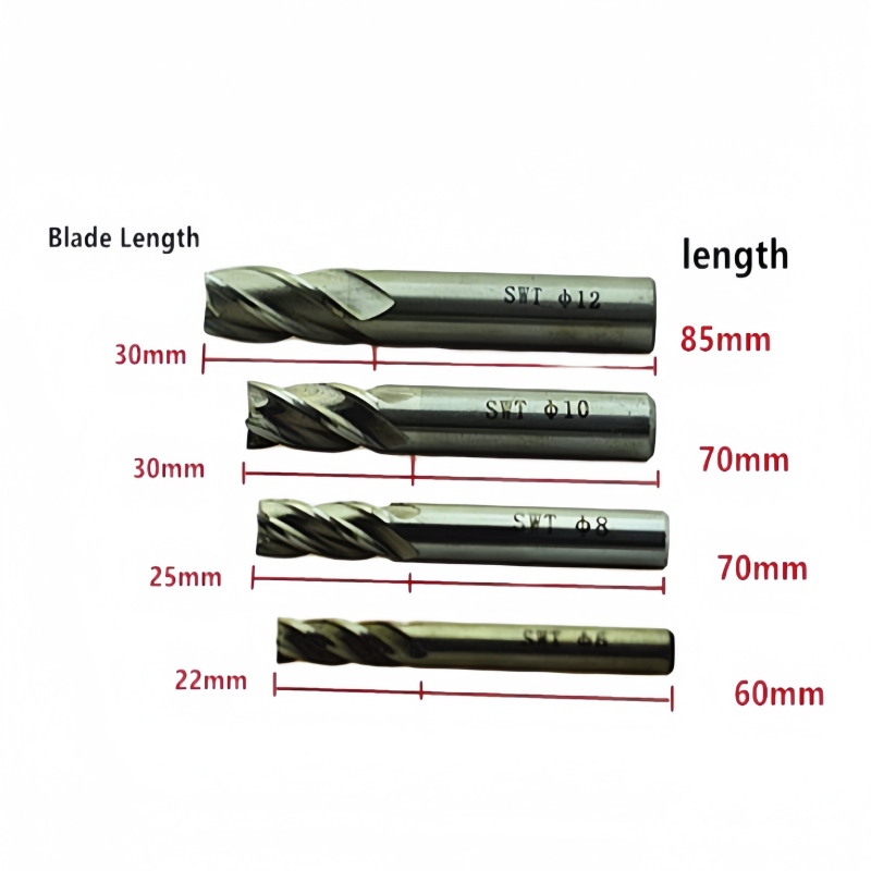 4 Stücke Hartmetall-schaftfräs – End Mill Set Bewertung und Preis