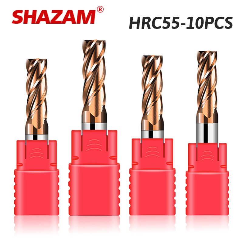 Shazam 4-Schaft-hrc55 4-Flöten – End Mill Set Bewertung und Preis