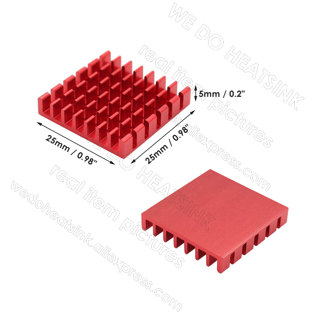 WIR TUN KÜHLKÖRPER 25x25x5mm O – Aluminium Extrusion Bewertung und Preis