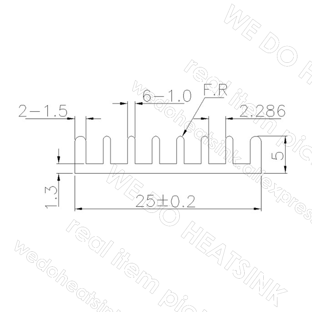 WIR TUN KÜHLKÖRPER 25x25x5mm O – Aluminium Extrusion Bewertung und Preis